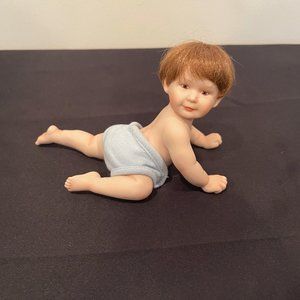 Ashton Drake Crawling Baby Doll TITUS TOMESCU 1997 Porcelain